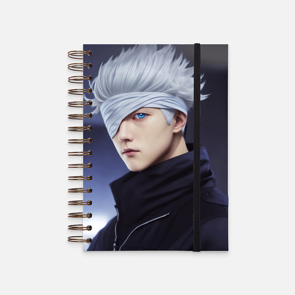 

Hard Cover Notebook KARAKTER GOJO SATURO VERSI REALIS