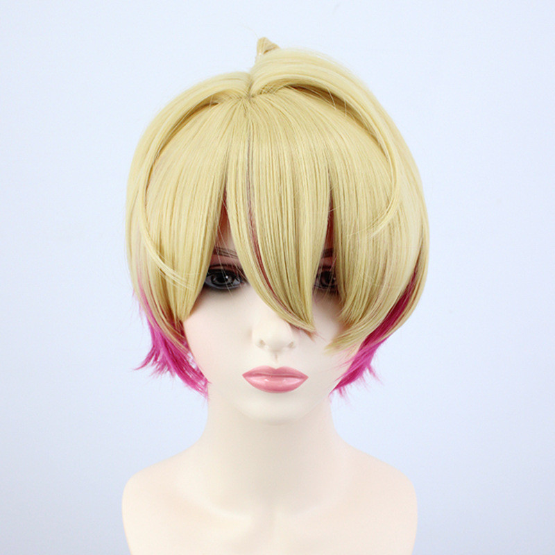 LOL-95 -  Wig Aqua Aquamarine Hoshino Oshi No Ko Cosplay Rambut Palsu Karakter Anime - Up12
