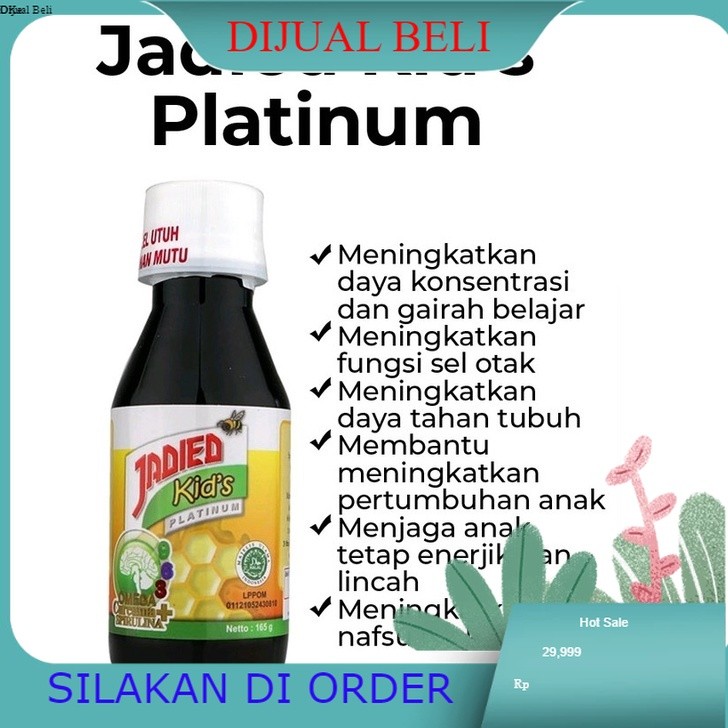 Madu Anak Jadied Kid Platinum Omega 369 Curcuma Pus spirulina - jadid