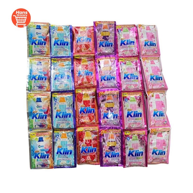 Hans Soklin Liquid Detergent Cair Sachet Pembersih Pakaian