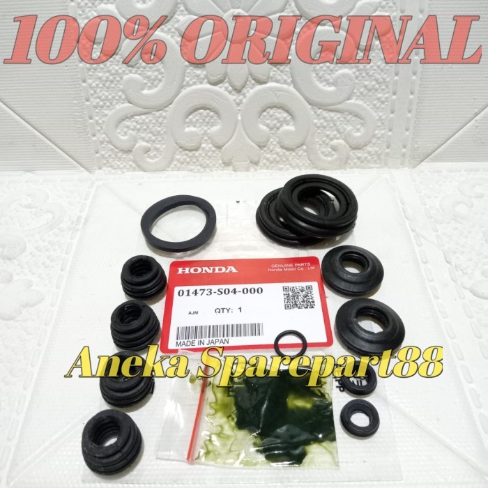caliper kit kaliper seal kit rem belakang honda jazz rs ge8 mobilio
