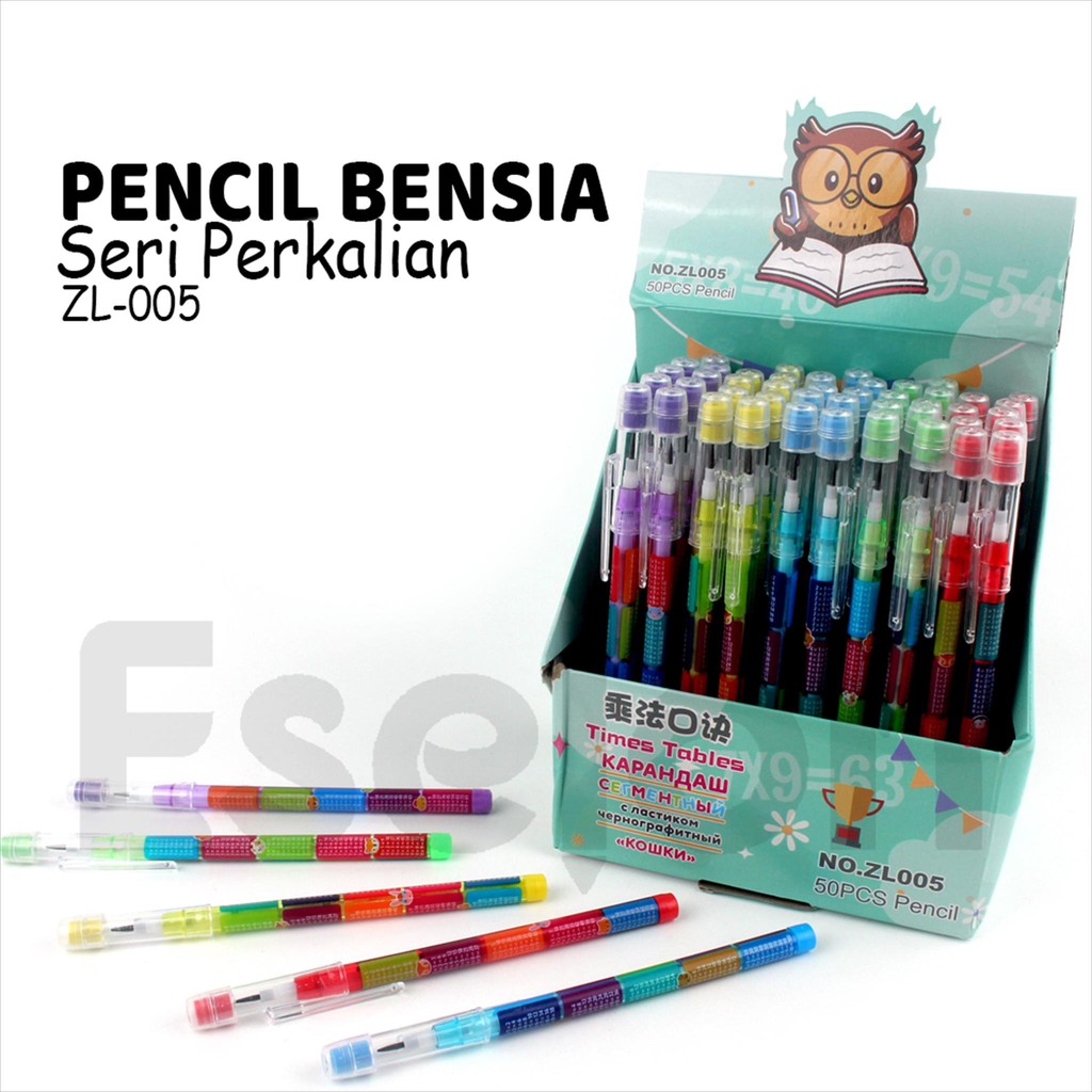 

[ES.JKT] 1pcs Pensil Bensia Perkalian / 1buah Pensil Bensia ZL-005