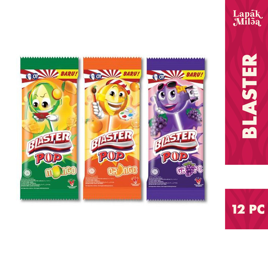 

Permen Blaster Pop Renceng Rasa Buah Isi 12 Pc