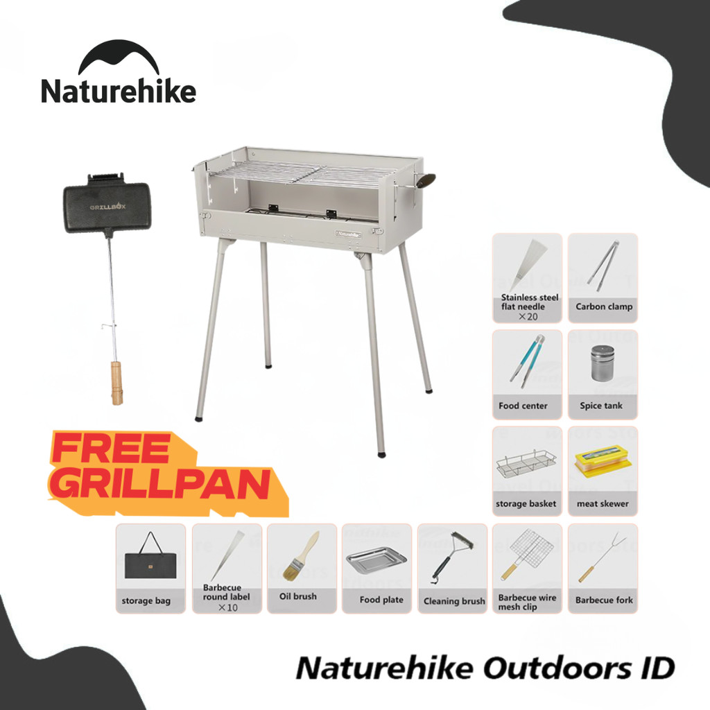 Naturehike Alat Panggang Lipat CNH22CJ038 Folding Bbq Grill