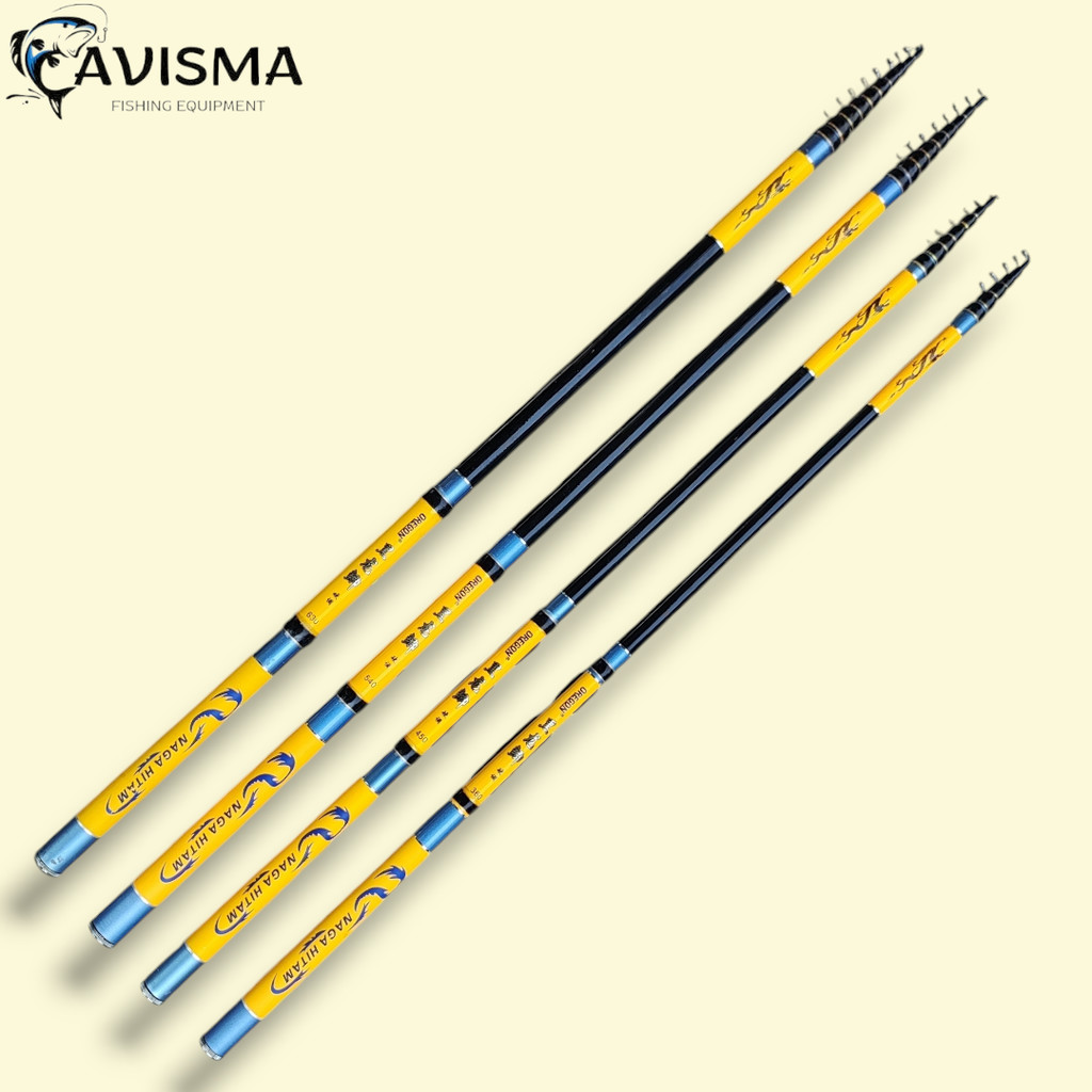 Joran Tegek Carbon Oregon Naga Hitam Kolong AP