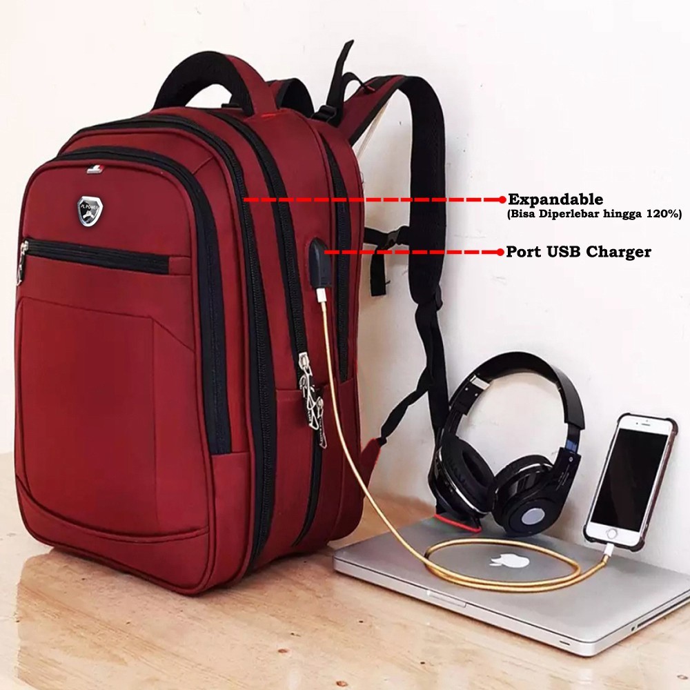 Tas Punggung // TERLARIS(FREE HAEDPHONE) Tas Ransel Polo Alto Anakk Sekolah Original 100% Bag Mudik 