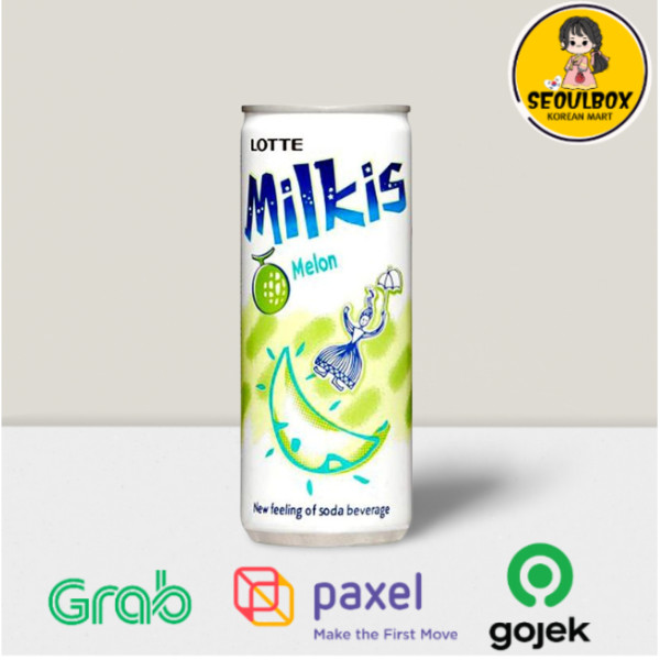 

Lotte Milkis Melon 250ml - Yoghurt Soda Rasa Melon Made In Korea