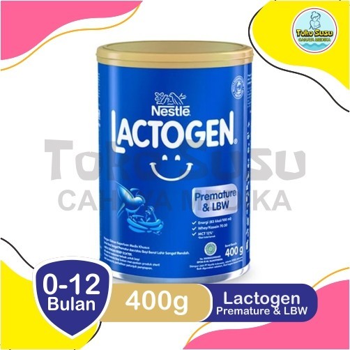 Lactogen prematur & BBLR 400 gram (susu nutrisi khusus bayi prematur)