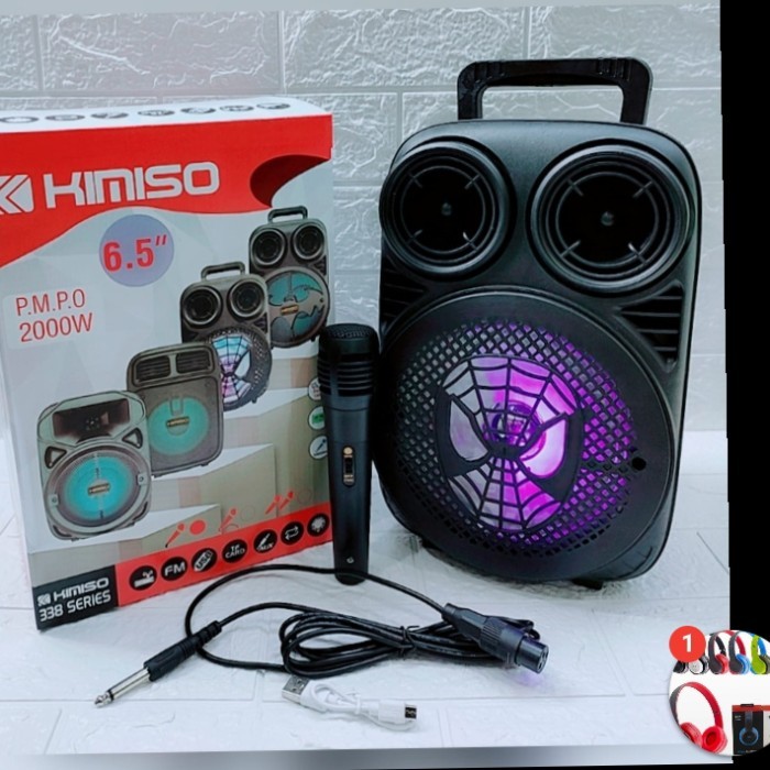 Speaker Bluetooth Portable 6,5 inchi Kimiso 3391 Series Batman cod