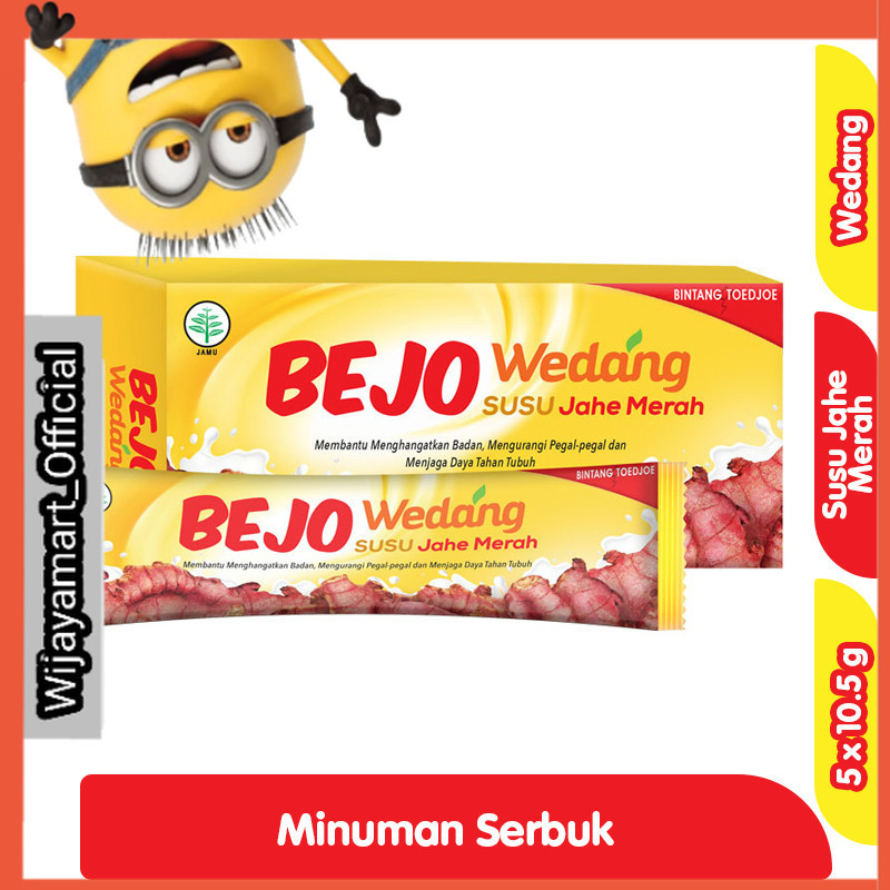 

Bejo Wedang Susu Jahe Merah 5 x 10.5 g