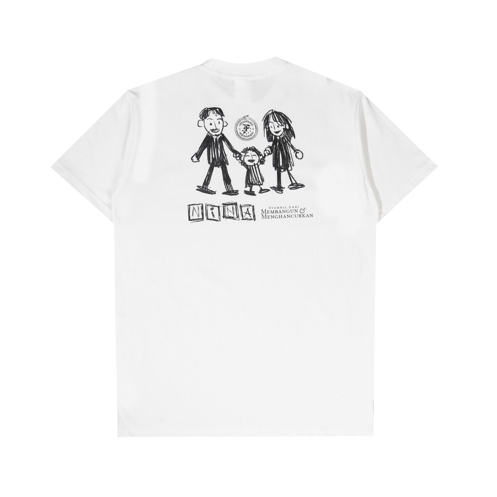 [ORI] .Feast - Nina - T-shirt - White Kaos Pria