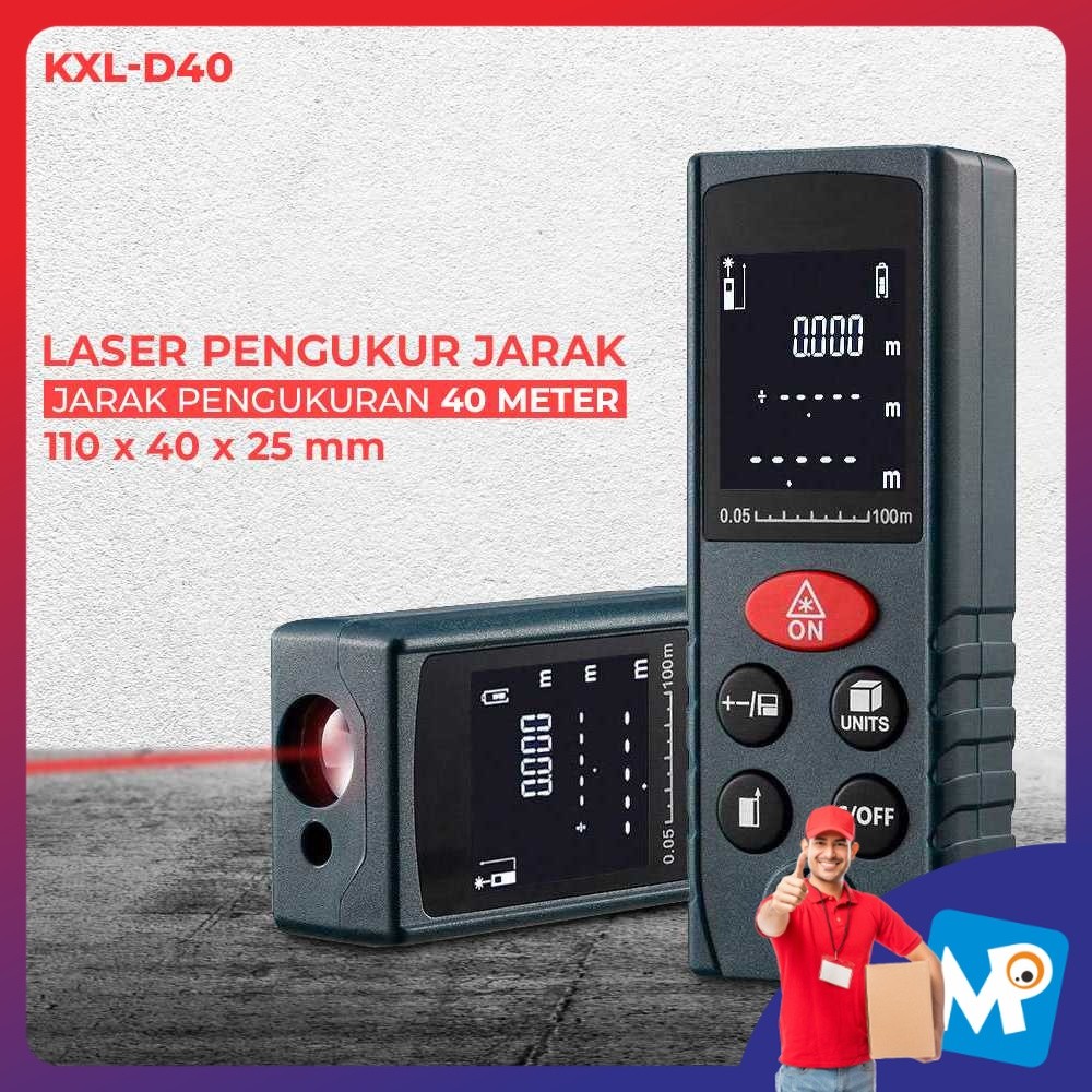 Pengukur Jarak Laser Distance Meter - KXL-D40/D100