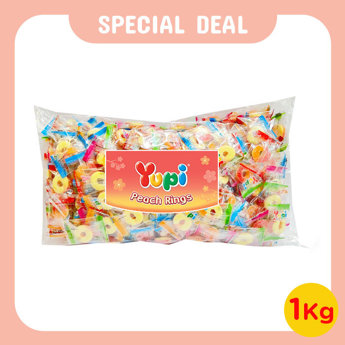 

Yupi Peach Ring IWP 1000 Gram