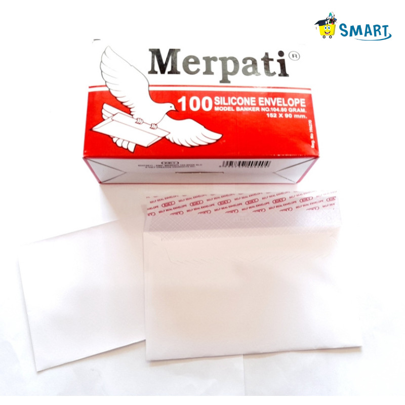 

(1KOTAK ISI 100LEMBAR)MERPATI AMPLOP 104 80 SLC - 90