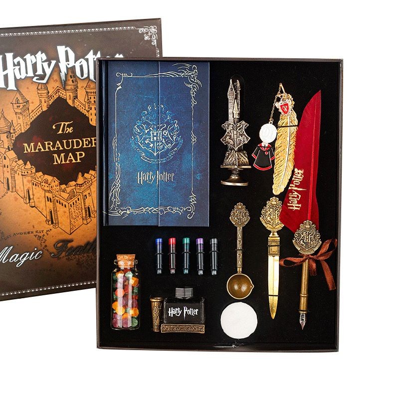 

Pulpen Bulu Set Lengkap Harry Potter Sealing Wax Dan Feather Pen