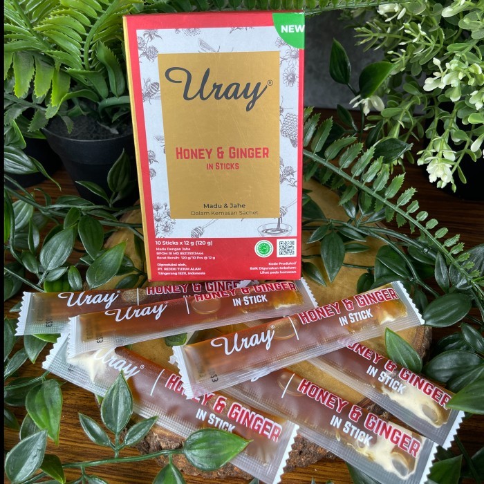 

Madu Uray Stick Honey Ginger isi 10