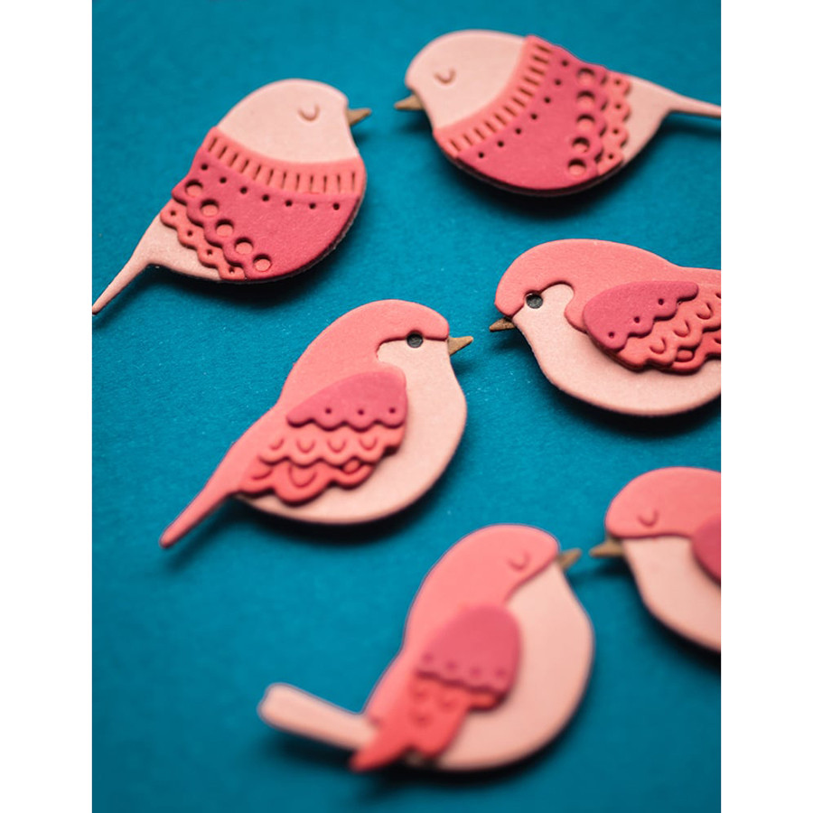 

Lucky Goddess Metal Cutting Dies Nordic Bird Diy Scrapbooking Photo Album Decorative Embossing Paper Card Crafts