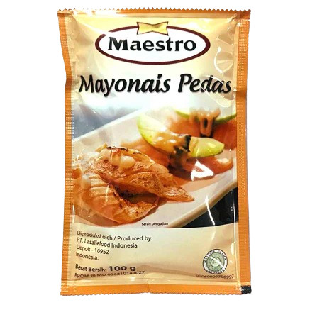 

Maestro Mayonaise Pedas Sachet 100 Gram