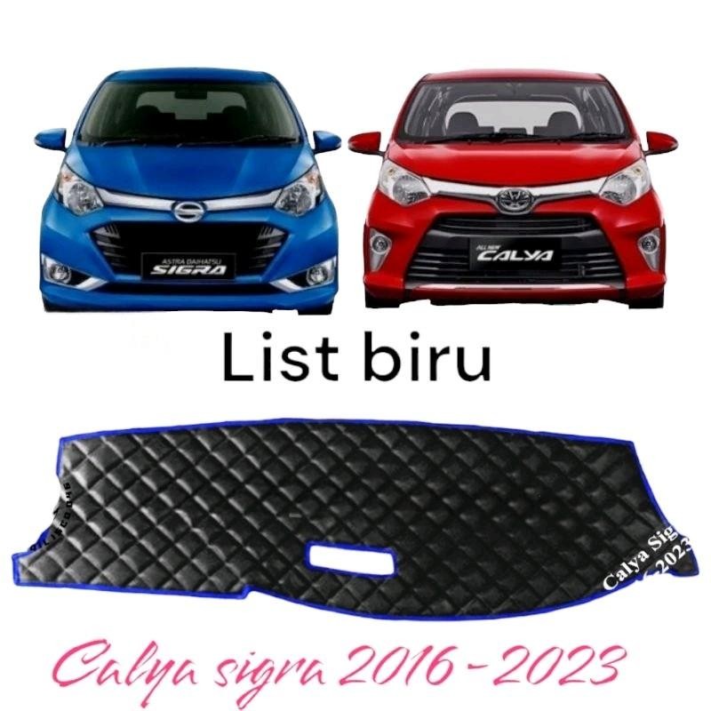 Cover Alas Dashboard Toyota Calya / Sigra 2016-2023 Karpet Pelindung Dashboard Aksesoris Interior Mo