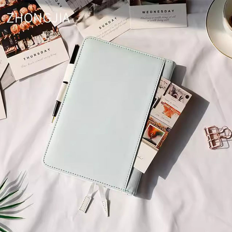

Yiwi A5 Planner Book Cover PU Leather Notebook Shell Student Diary School Stationery Wholesale