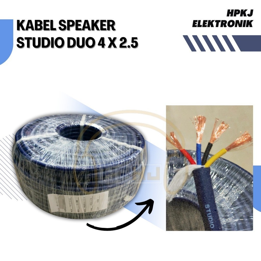 KABEL SPEAKER STUDIO DUO 4 X 2.5 Kabel speaker SD 4X2.5MM