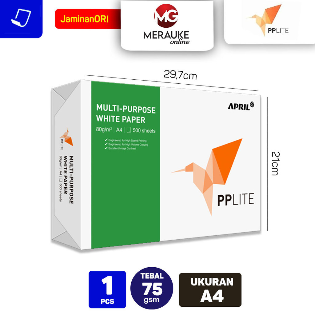 

Kertas HVS PP Lite A4 75 GSM