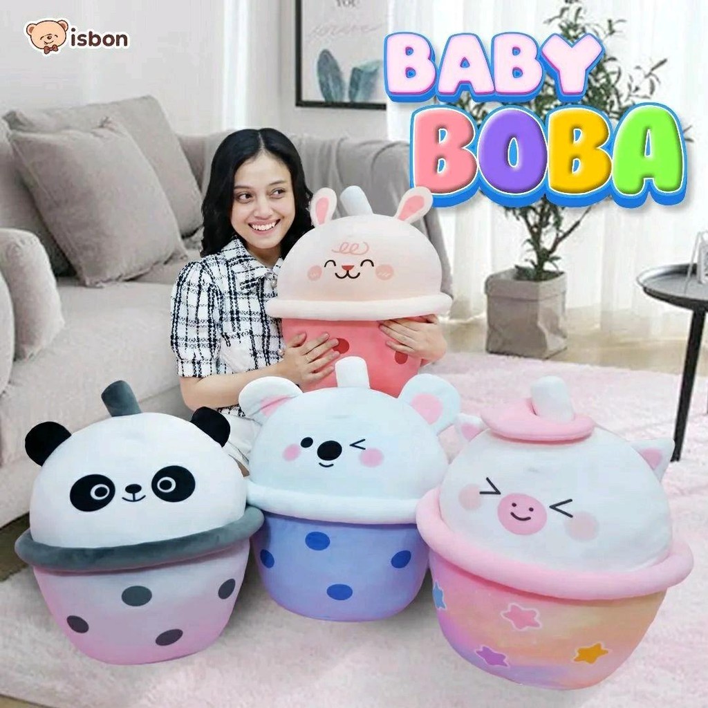 Baby Boba | Boneka boba series lucu bahan halus | Boneka bergaransi | Isbon IstanaBoneka