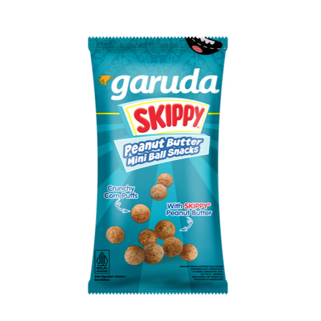 

Garuda Skippy Peanut Butter Wafer Cones 15gr / Mini Ball Snack 20gram