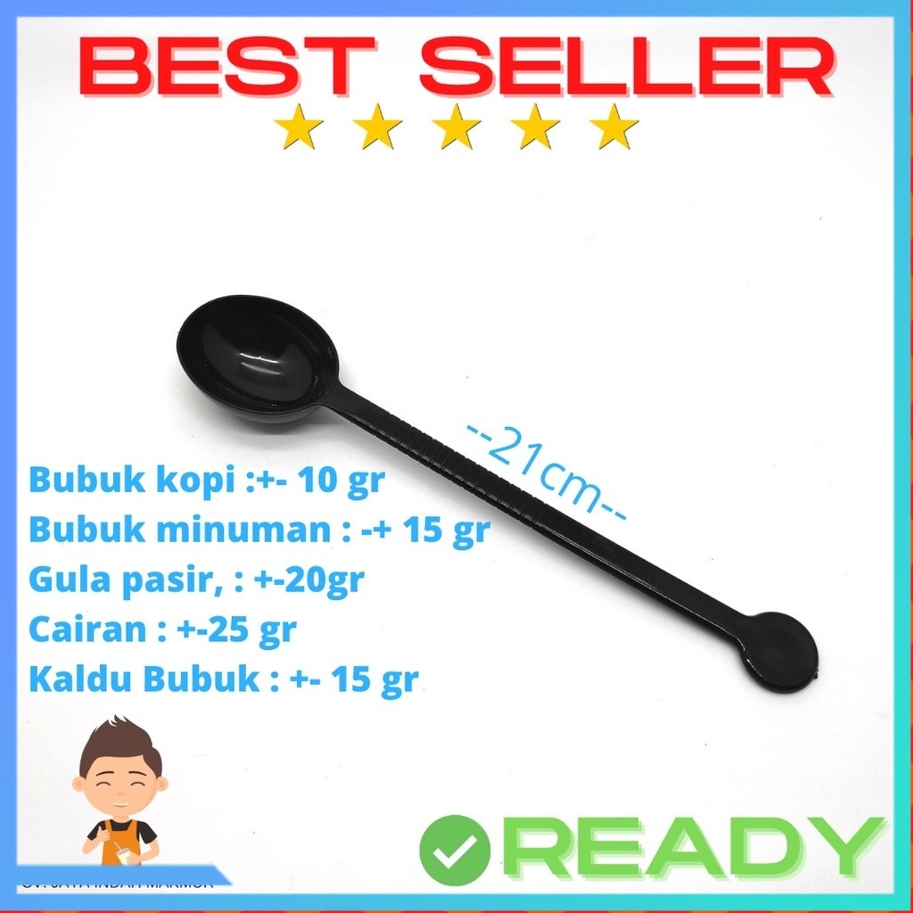 Sendok Bubble Takar - Sendok Kopi - Sendok Takar Bubuk Minuman - SZ