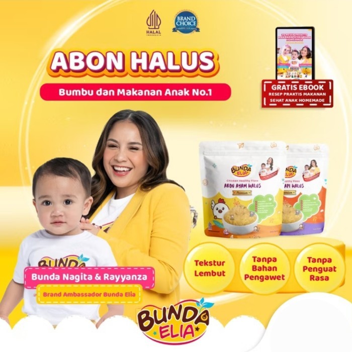 

Bumbu Bunda Abon Bayi Sehat Organik Abon MPASI Anti GTM HALAL MUI - Abon Lele