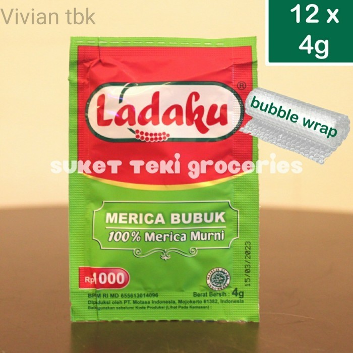 

vv Ladaku Merica Bubuk Renceng isi 12pcs Sachet 4gr