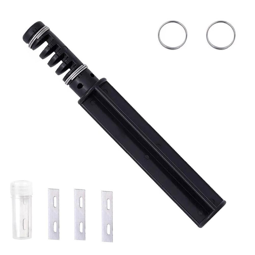 

Leather Strip Cutter Tool For Leather Strap Cutter Handmade Leathercraft Knife With 3 Blades DIY Leather Cutting Tool New