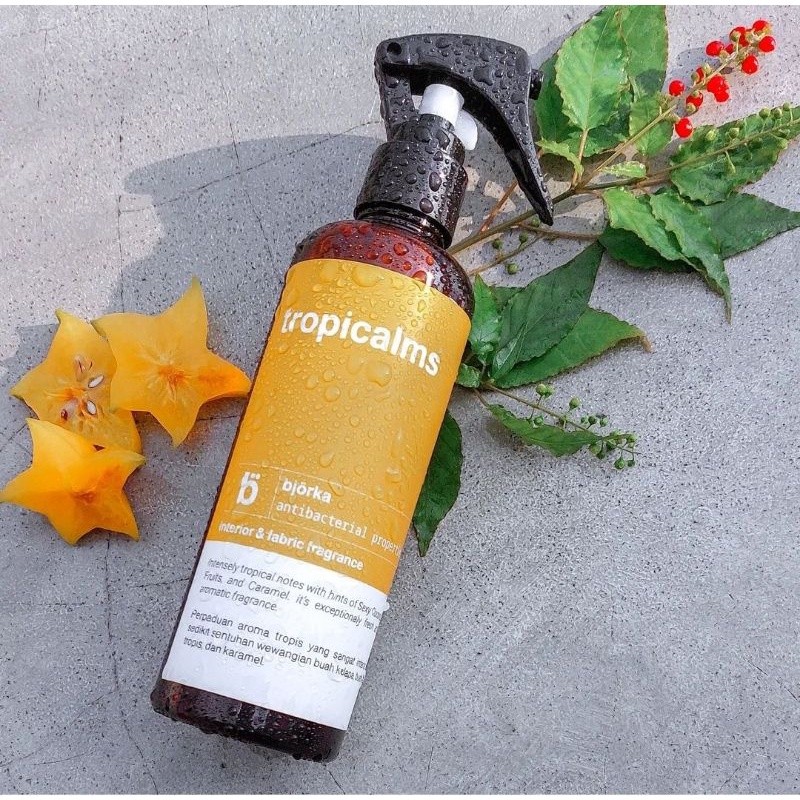 Bjorka Antibacterial Linen Spray Pengharum kamar Tidur Pewangi Lemari Pakaian Tropicalms