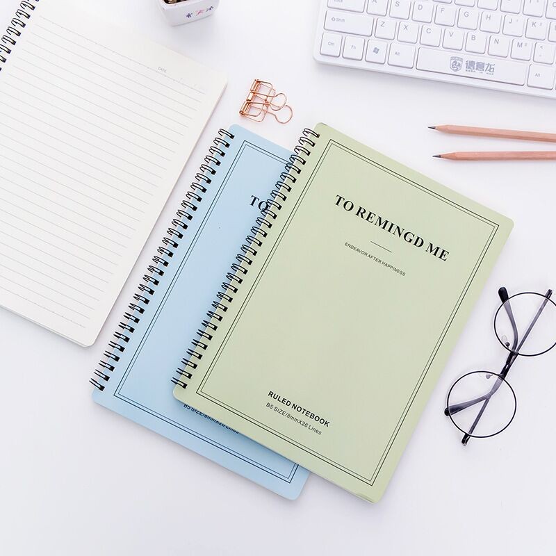 

New A5 Cartoon Notebook Girl Heart Student Simple Coil Hand Account Loose-Leaf Book Cute SimpleNotepad Office School Supplies