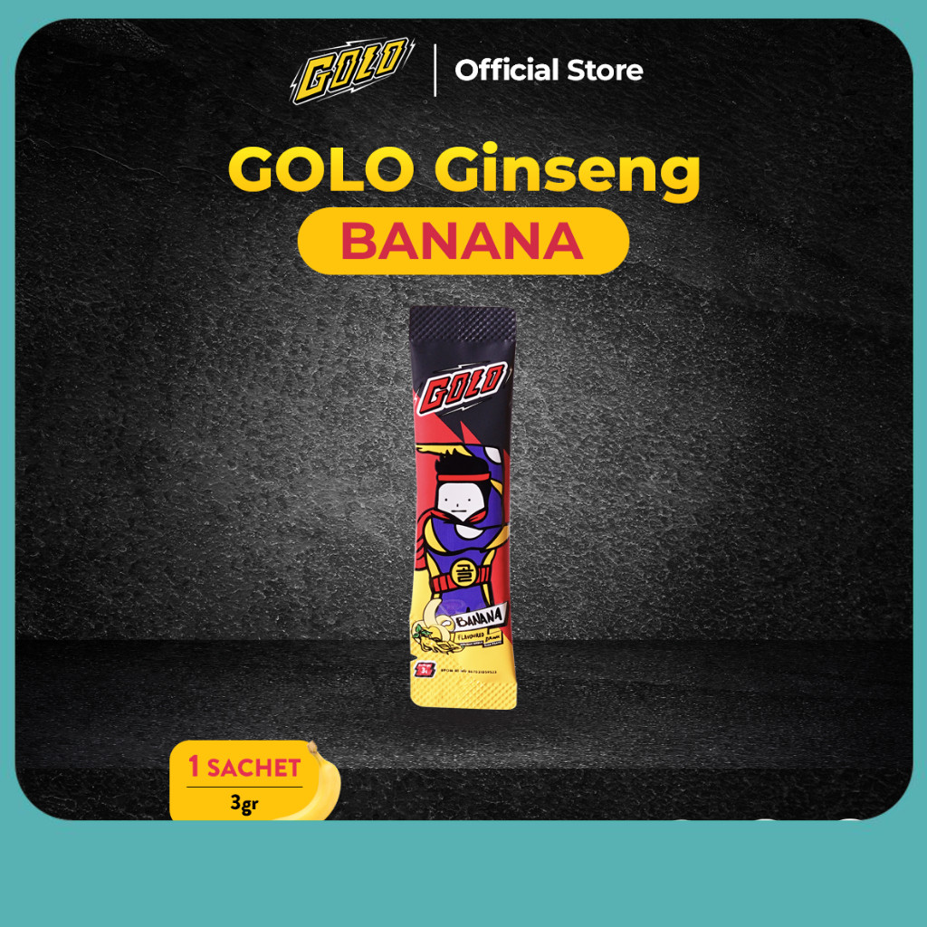 GOLO Ginseng Botanical Banana 1 Sachet hildakarin