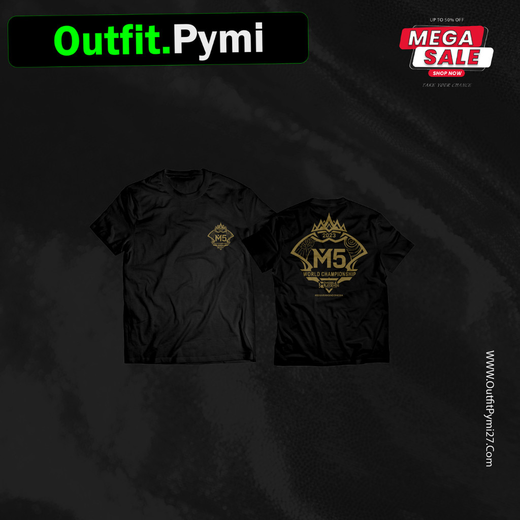 Kaos Mobile Legeds M5 2023 - 2024 Terbaru Big Size S M L XL Rrq Onic Btr Alterego Echo Evos Mobile l