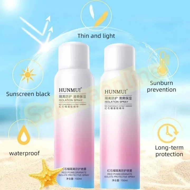 Original Korea Whitening Spray Hunmui Lotion Pemutih Kulit Badan Tangan Ketiak Instan Permanen - SO