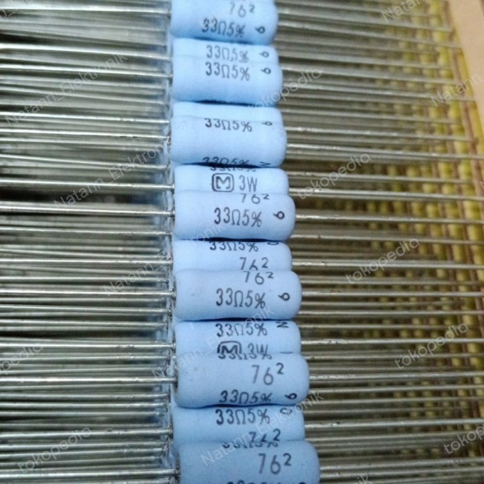 Part 3561 resistor 3w 3watt 3 watt 33r 33ohm 33 ohm panasonic matsushita