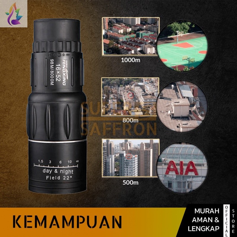 Teleskop lensa zoom HP teleskop fokus monokuler