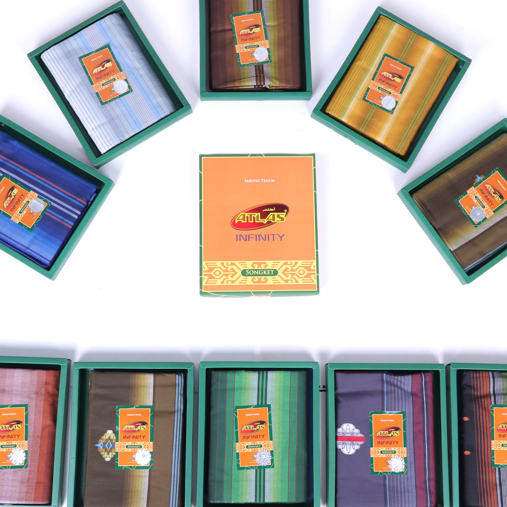 Grosir 10 Pcs Sarung ATLAS Infinity Songket