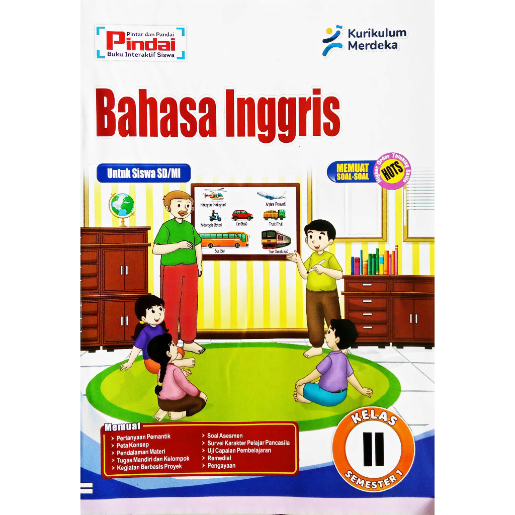 

Buku LKS Bahasa Inggris Kelas 2 SD/MI kurikulum Merdeka Semester 1