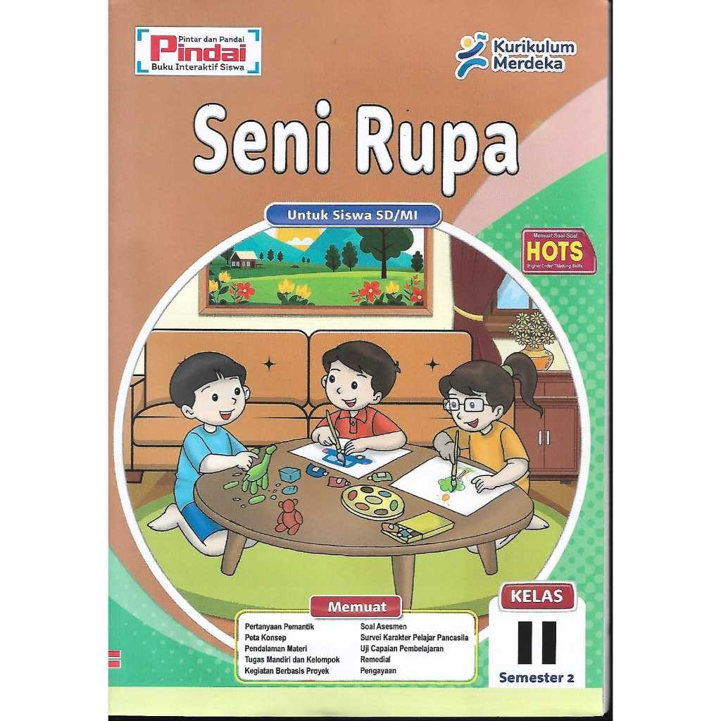

Buku LKS Seni Rupa kurikulum Merdeka Kelas 2 SD/MI Semester 2
