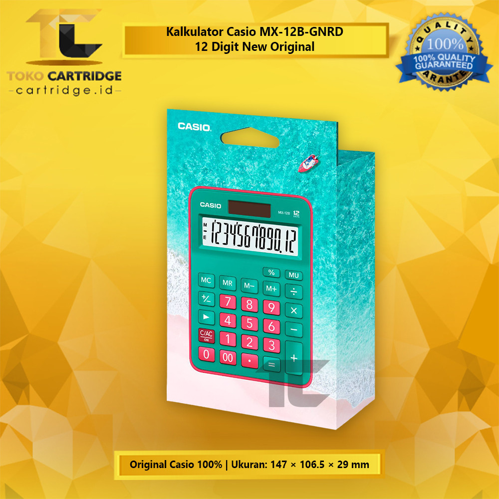 

Adn Calculator Casio MX-12B 12 Digits Desktop Offiice Kalkulator Meja Kantor Garansi Resmi New