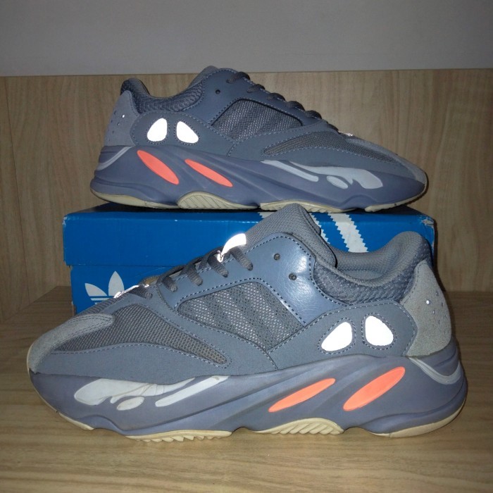 Yeezy 700 v1 Inertia Boost Sneakers Sepatu Shoes Reflective