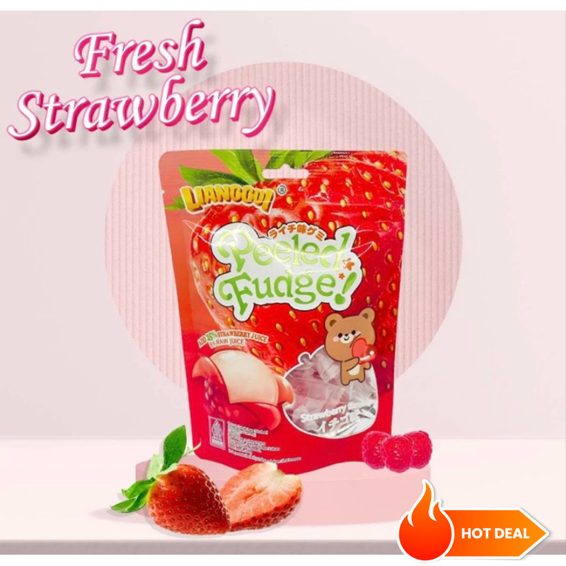 

[Harga promosi diskon]HALAL LIANGGUI SOFT CANDY MANGO&ORANGE&STRABERRY Permen Lunak Rasa Buah Buahan Permen Viral best Seller
