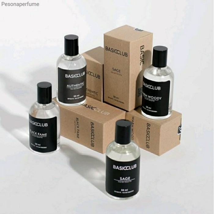 BASICCLUB Parfum Spray Perfume 30ML UNISEX BPOM GEAMOORE - Black Fame