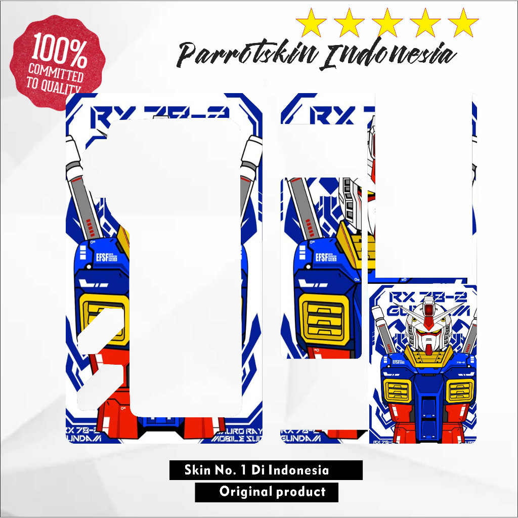 

DAPAT 2 PCS Garskin sticker Inner Gundam body Manto Aio+ bisa custom gambar