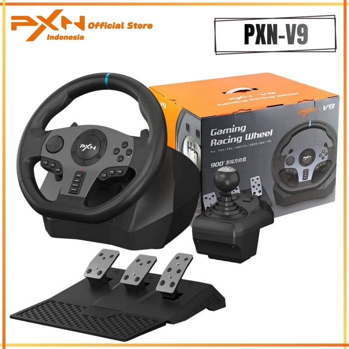 PXN V9 Gaming Steering Wheel 900° Degree