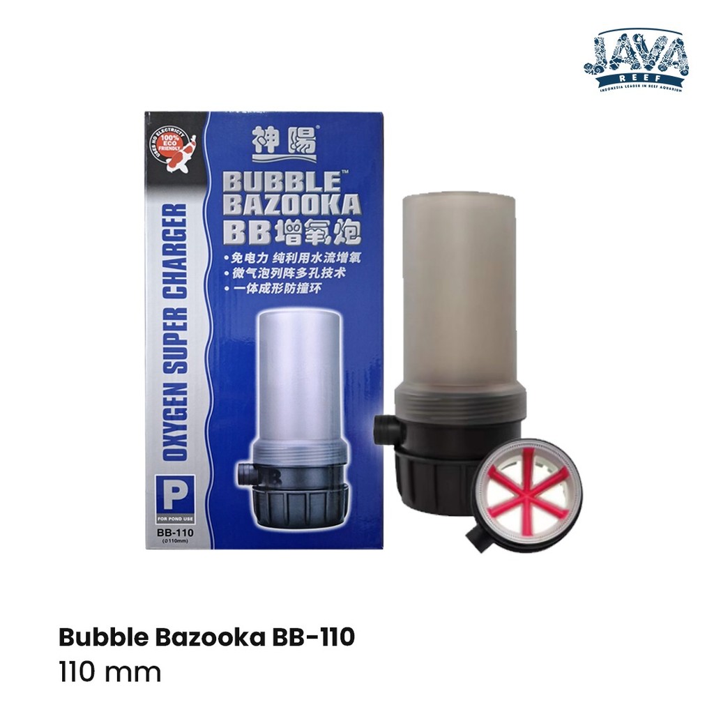 Bubble Bazooka Oxygen super charger Aerator kolam ikan koi tanpa listrik