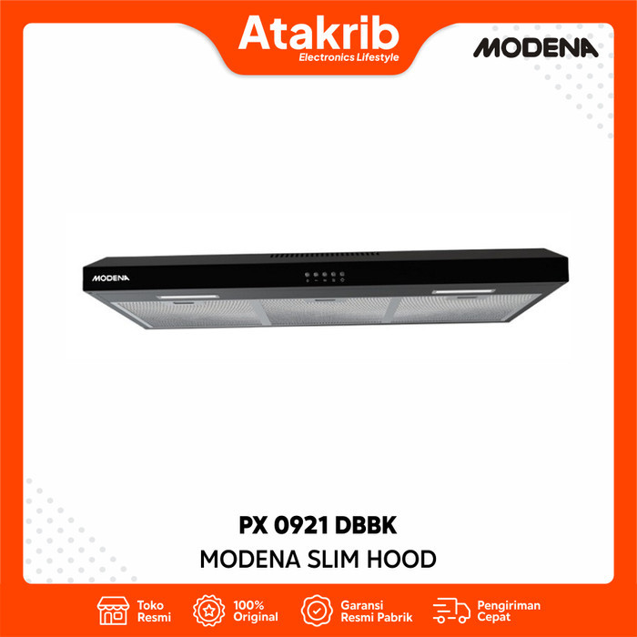 MODENA SLIM HOOD PX 0921 DBBK Penghisap Asap 90cm